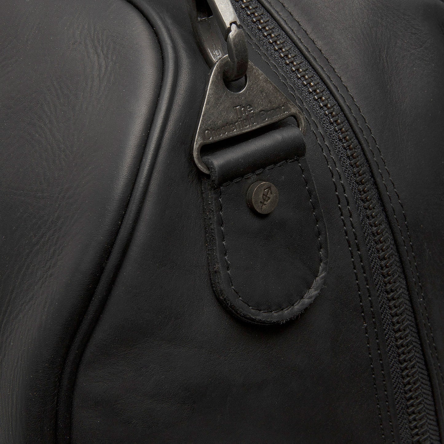 Sac de Voyage Cuir Chesterfield Wiliam Noir
