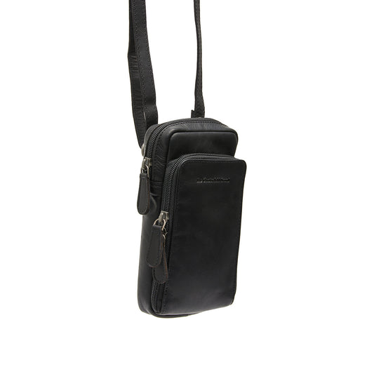 Porte-Téléphone Cuir Chesterfield Valdes Noir