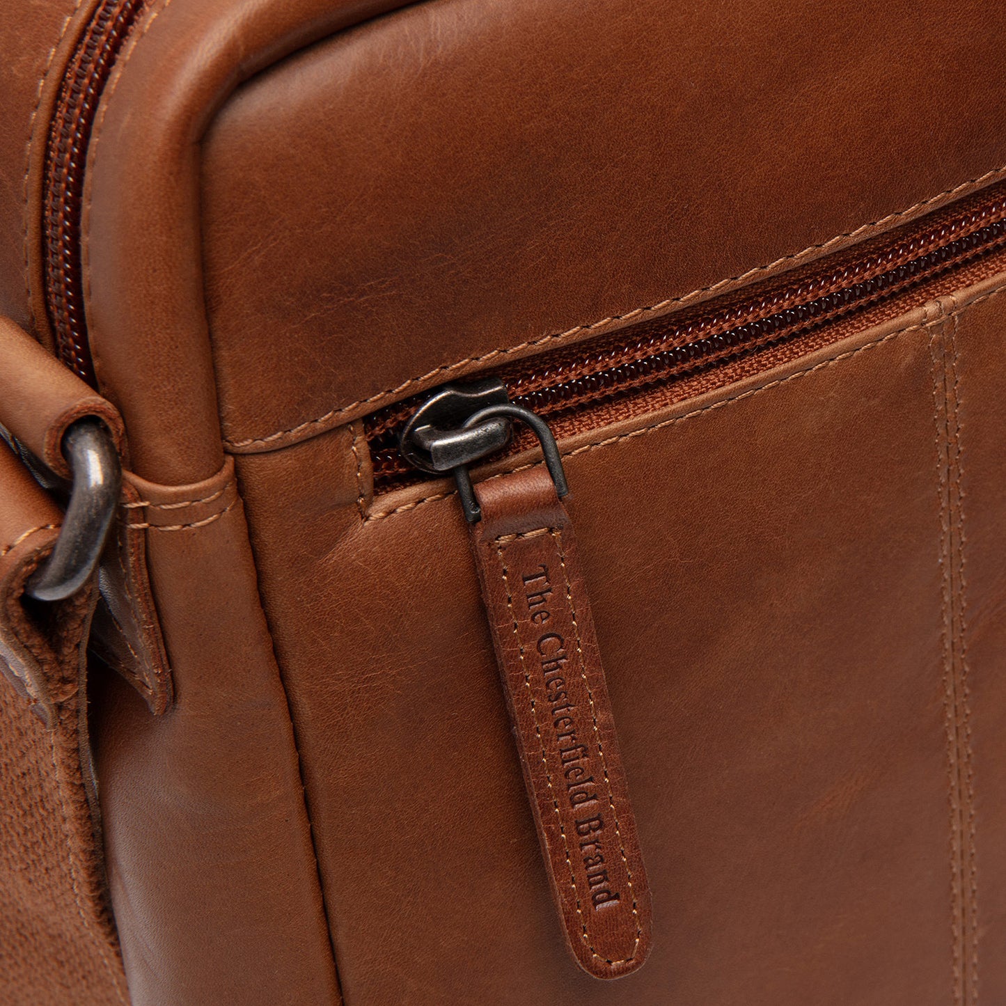 Vide-Poche Homme Cuir Chesterfield Laveno Cognac