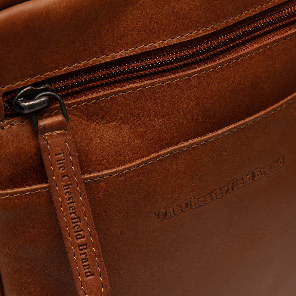 Vide-Poche Homme Cuir Chesterfield Laveno Cognac