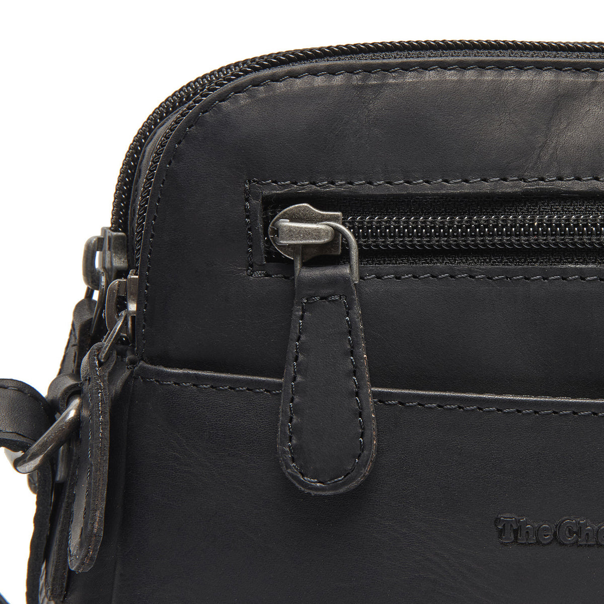 Sac Bandoulière Cuir Chesterfield Vionne Noir