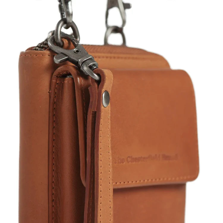 Porte téléphone The chesterfield malaga cognac