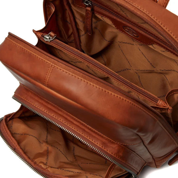 Sac à dos the chesterfield santana cognac