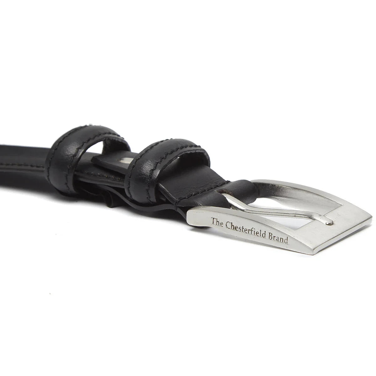 Ceinture Cuir Chesterfield Elliot Noir
