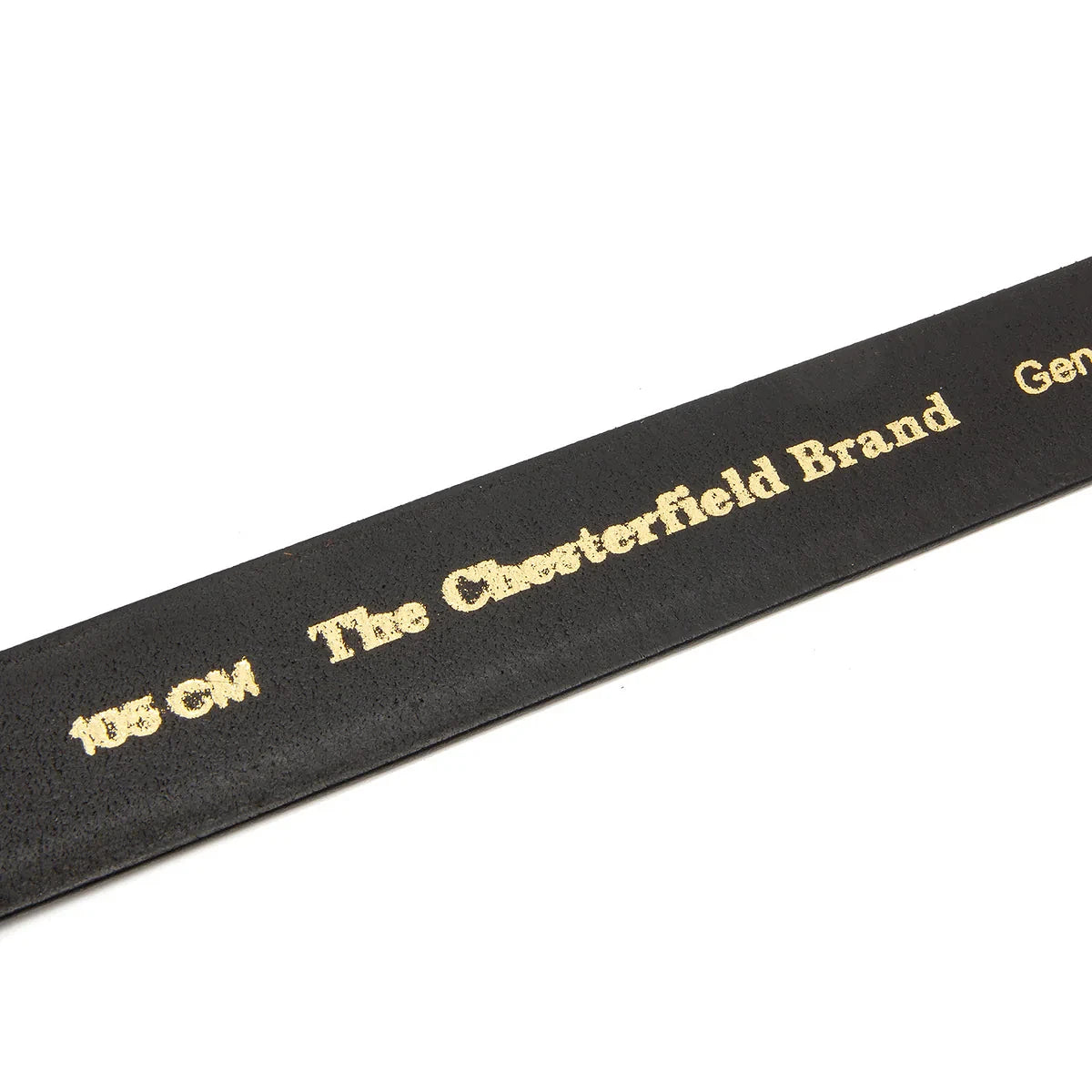 Ceinture Cuir Chesterfield Noir