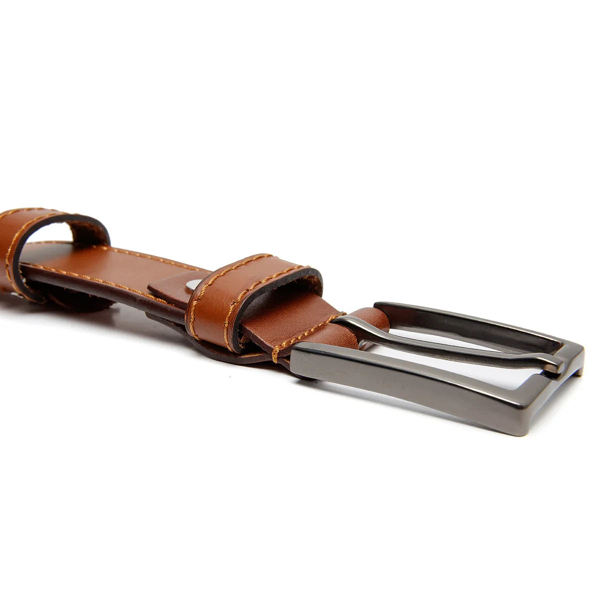 Ceinture Cuir Chesterfield Tanaro Cognac