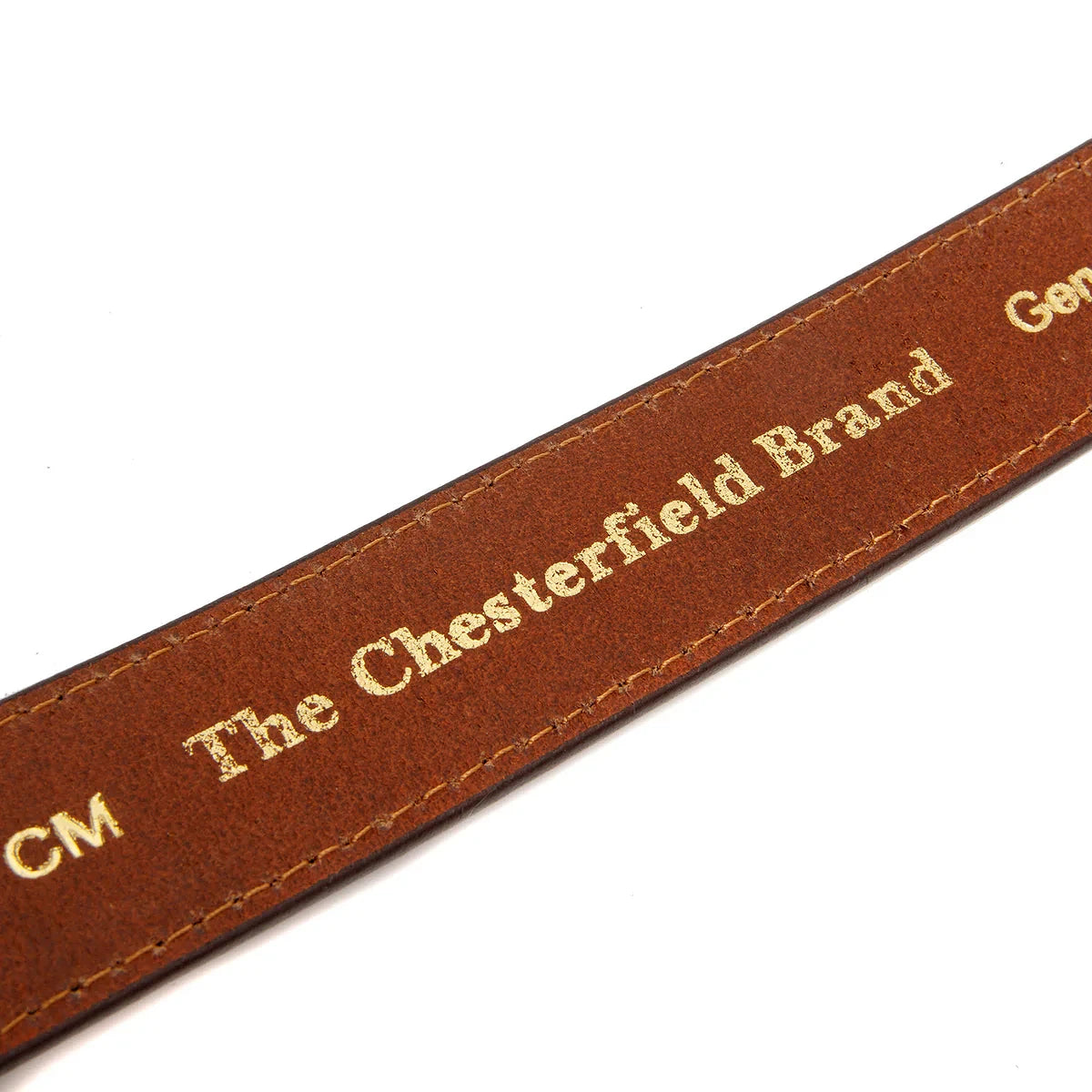 Ceinture Cuir Chesterfield Tanaro Cognac