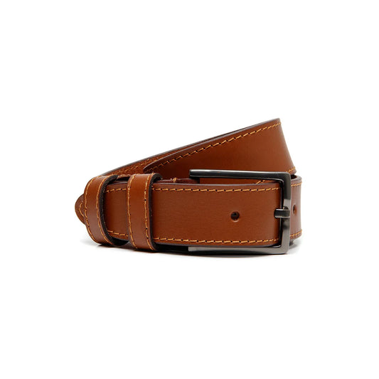 Ceinture Cuir Chesterfield Tanaro Cognac