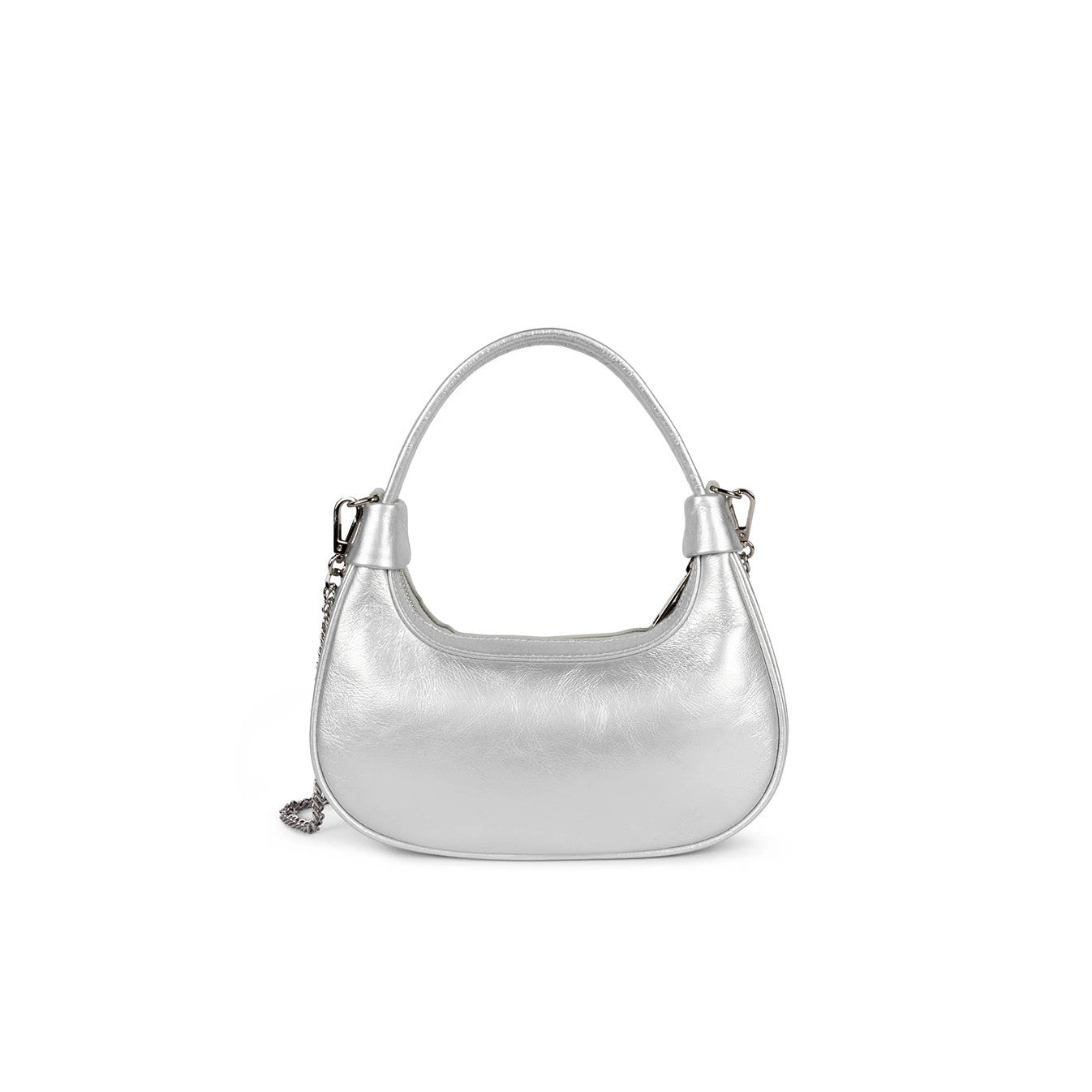 Mini Sac Hobo Aura Blanc Nacré – Lancaster Paris