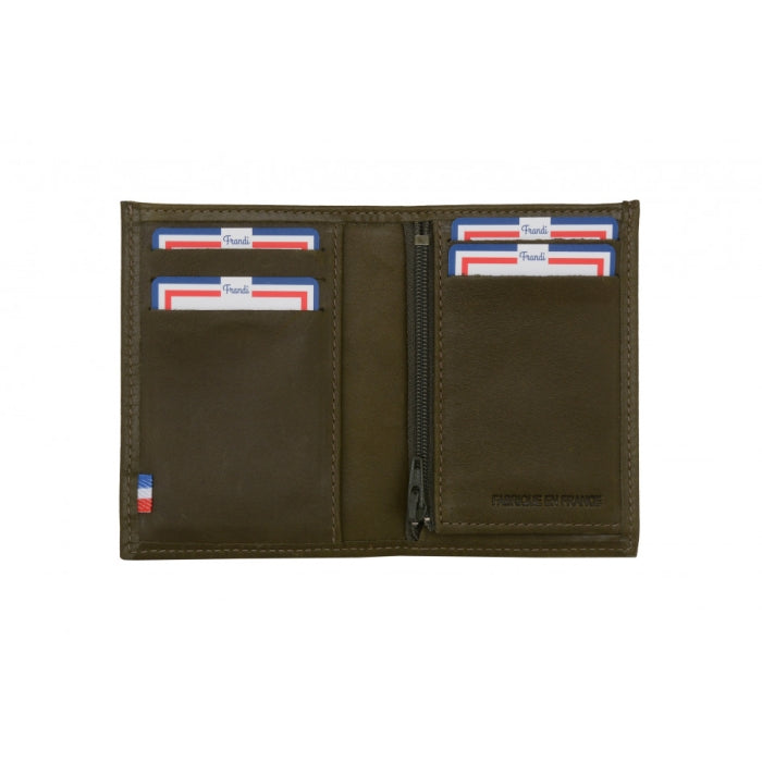 Frandi Portefeuille junior cuir Cognac