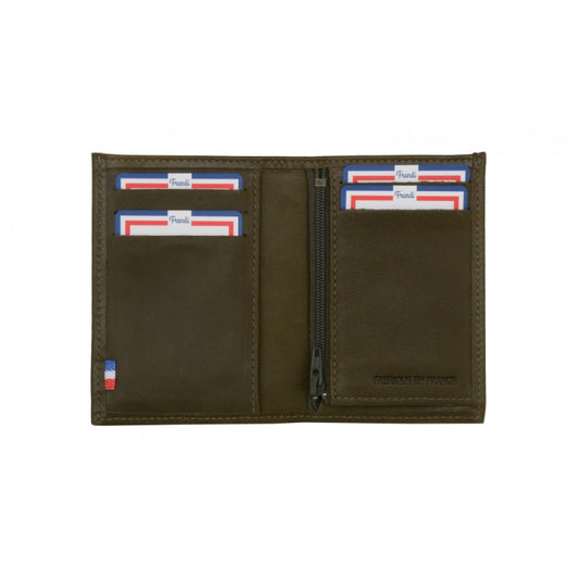 Frandi Portefeuille junior cuir Cognac