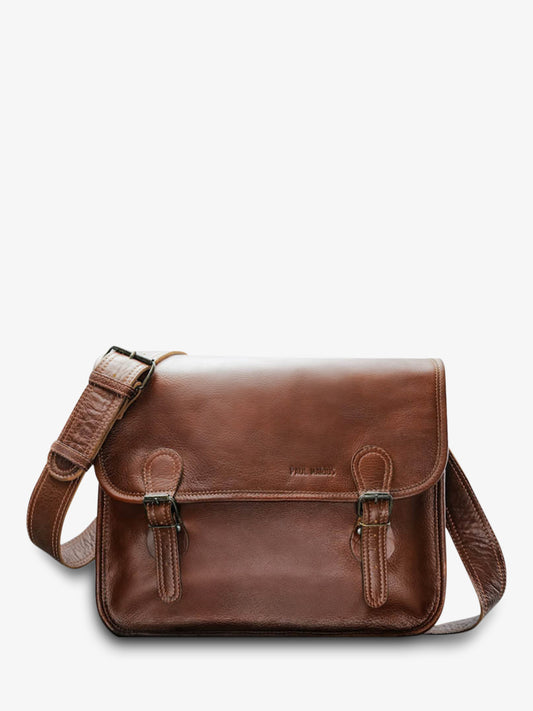 La Sacoche M Tabac cuir Paul Marius